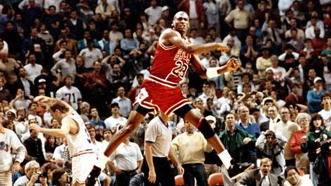 Michael Jordan traf am 7. Mai 1989 in Cleveland zum Sieg