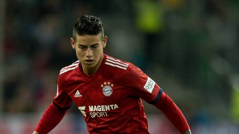 James Rodriguez stand zuletzt vor drei Monaten in der Bayern-Startelf