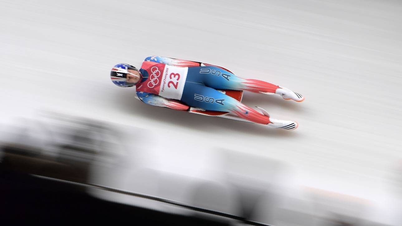 US-Rodlerin baut schweren Unfall