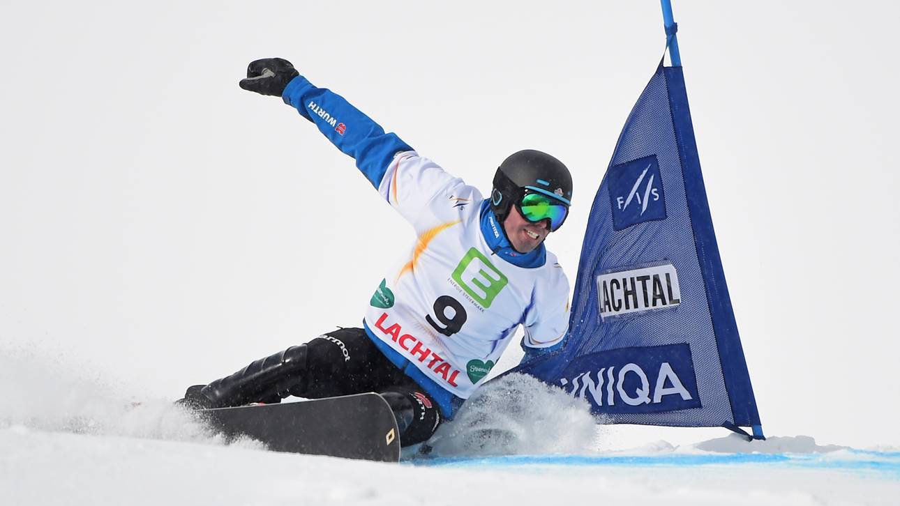 Snowboarder Bussler Zweiter
