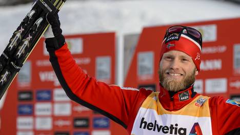Martin Sundby siegt beim Weltcup in Davos