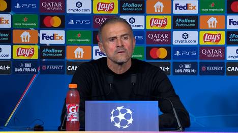 Nach der Niederlage von Paris Saint-Germain gegen den FC Bayern München ärgert sich Trainer Luis Enrique.