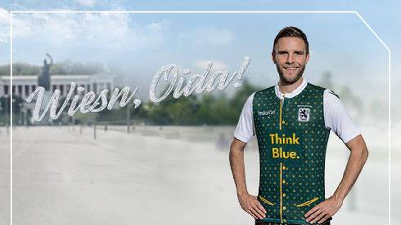 1860 stellt neues Wiesn-Trikot vor