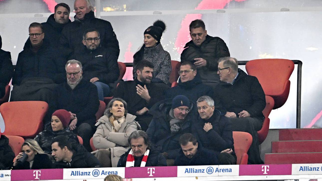 Müller taucht bei Bayern-Spiel auf