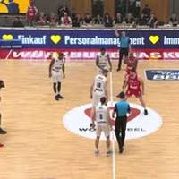Spiel Highlights zu Würzburg Baskets - Veolia Towers Hamburg (1)