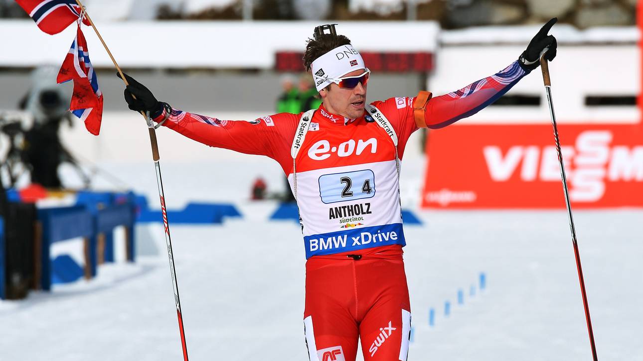 BIATHLON-WORLD-MEN-Emil Hegle Svendsen-Staffel Antholz