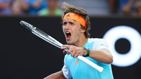 Alexander Zverev freut sich über den Halbfinal-Einzug in Peking