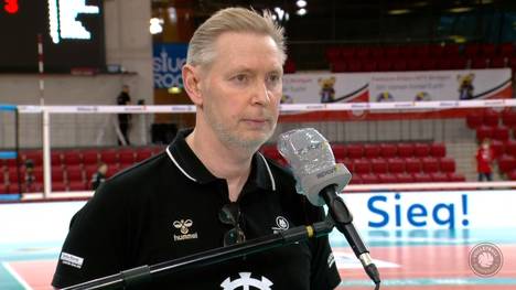 Tore Aleksandersen hat mit seinem Allianz MTV Stuttgart ein Comeback fast mit der Meisterschaft gekrönt. Vor dem Entscheidungsspiel gibt er sich enttäuscht, aber auch kämpferisch.