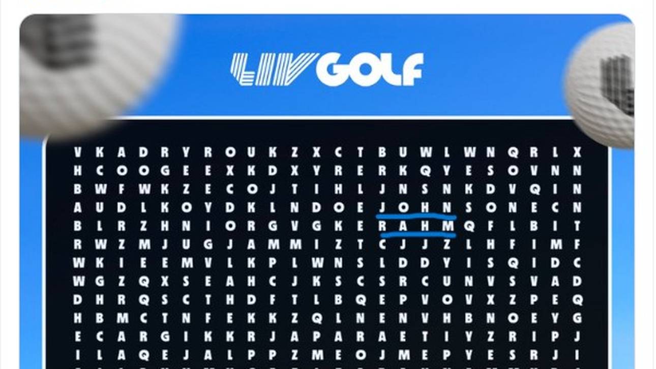 Bei Jon Rahm unterlief LIV Golf ein kleiner Fauxpas