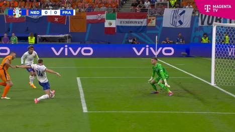 Bei der UEFA EURO 2024 trennen sich Frankreich und die Niederlande mit 0:0. Vor allem Antoine Griezmann vergibt einige Chancen. 