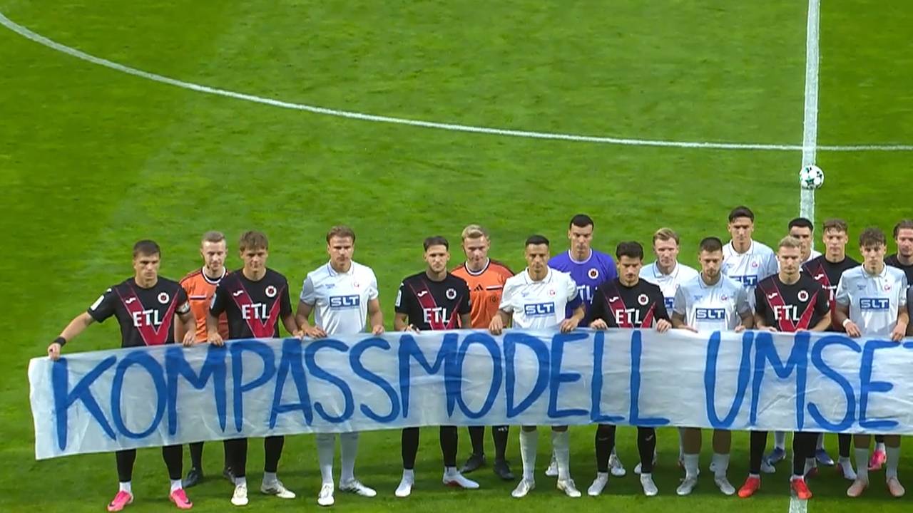 "Kompassmodell umsetzen!" Anstoß-Protest in 3.Liga