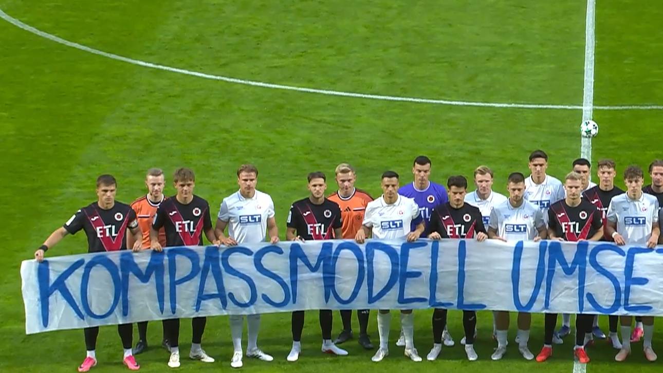 „Kompassmodell umsetzen!“ Anstoß-Protest in 3.Liga