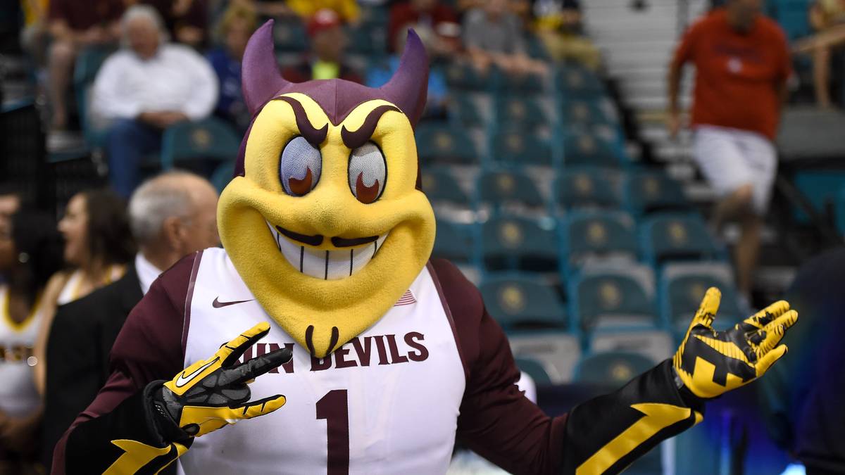 Apropos unheimliche Gestalten: "Sparky der Sonnenteufel" ist Maskottchen des College-Footballteams von Arizona State