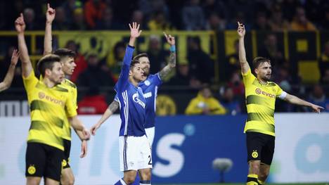 Dortmund und Schalke spielten sich Hinspiel 4:4