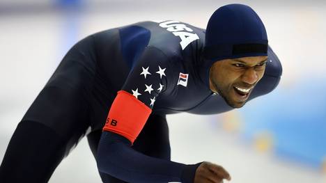 US-Star Shani Davis nimmt bei den Olympischen Spielen in Südkorea teil 