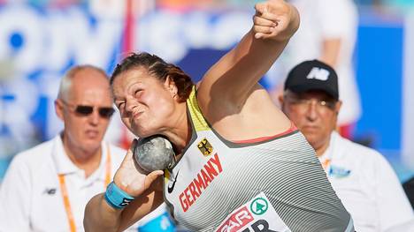 Bei der Leichtathletik WM in Katar peilt Christina Schwanitz im Kugelstoßen das Podest an