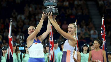 Timea Babos und Kristina Mladenovic waren in Melbourne nicht zu schlagen