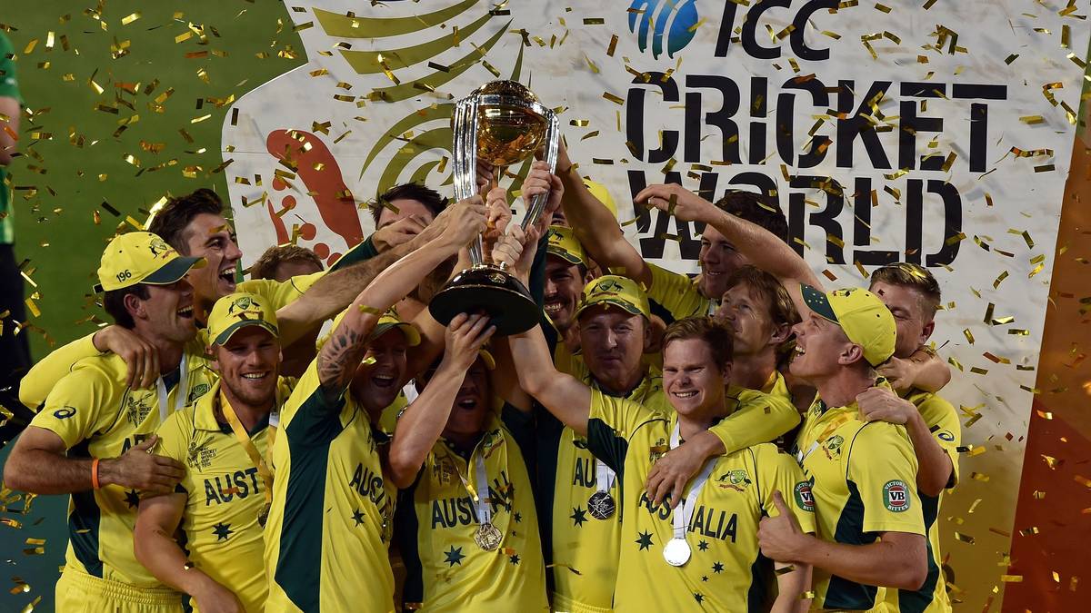 Australien jubelt über den Sieg bei der Cricket-WM