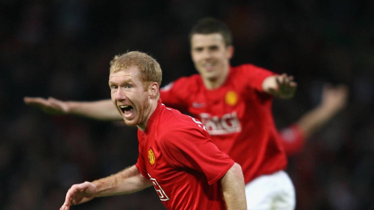 Manchester United v Barcelona - UEFA Champions League Semi Final Zwei CL-Titel konnte Paul Scholes mit Mancheser United feiern und war jahrelang auch eine Identifikationsfigur für die Fans