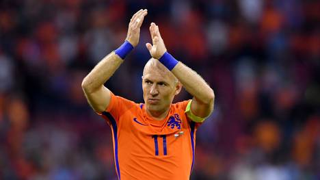 Arjen Robben hat seit seinem Debüt am 20. April 2003 satte 94 Länderspiele für die Niederlande bestritten
