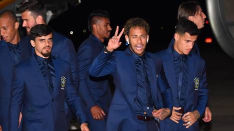 Neymar und seine Teamkollegen sind in Sotschi gelandet