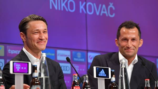 Bayern-Trainer Niko Kovac und Sportdirektor Hasan Salihamidzic