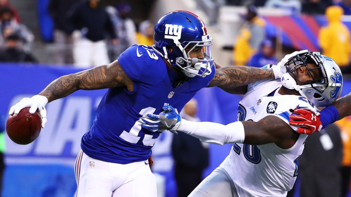 PLATZ 8 - ODELL BECKHAM Jr. (New York Giants, Wide Receiver): Zehn Touchdowns, mehr als 100 Receptions und 1367 Receiving Yards (Rang drei) bringen Beckham Jr. zum zweiten Mal in Folge in die Top Ten. Nächste Saison könnte es für das temperamentvolle Enfant terrible noch höher gehen