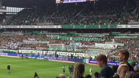 Bremens Fans sind mit dem neuen Stadionnamen alles anders als einverstanden