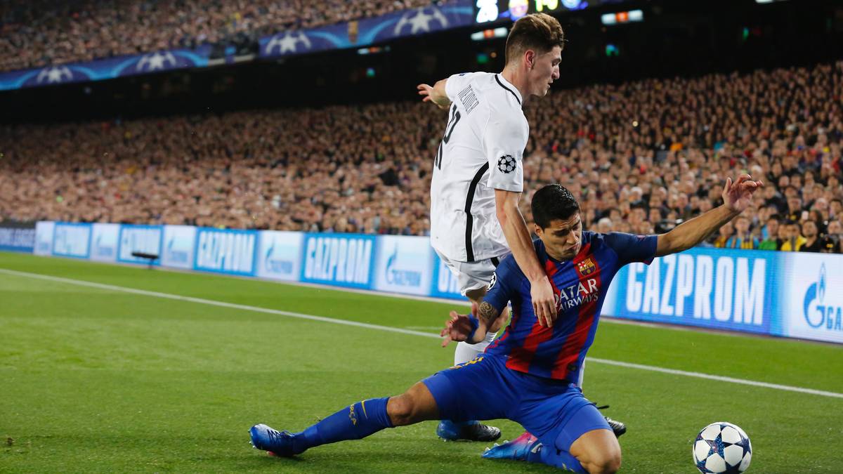 THOMAS MEUNIER (bis 90. Minute): Hatte häufig Probleme mit Neymar und Suarez, brachte Neymar zu Fall, den fälligen Elfmeter versenkte Messi - SPORT1-Note: 6