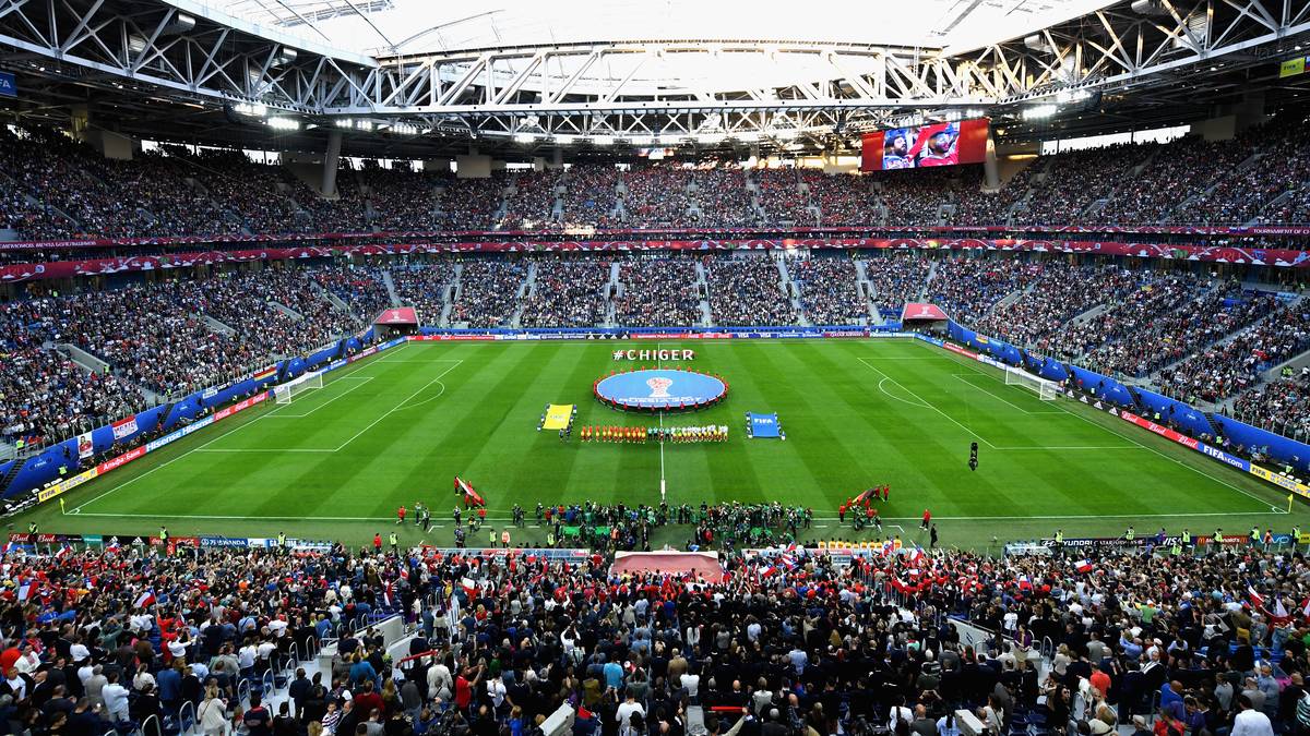 Vor ausverkauftem Haus treffen Deutschland und Chile in St. Petersburg aufeinander. Für beide besteht die Chance, zum ersten Mal den Confed Cup zu gewinnen. SPORT1 zeigt die besten Bilder des Endspiels