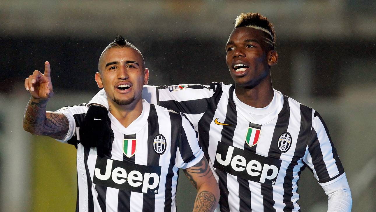 Vidal adelt Juventus Turins Pogba