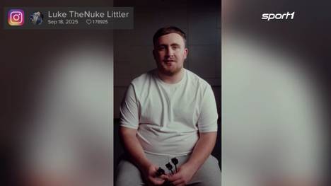 Luke Littler hat mit einem Video auf seinem Instagram-Kanal für besonders viel Aufsehen gesorgt.