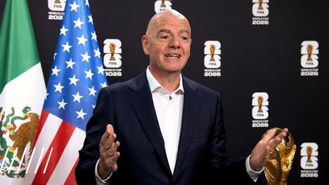 FIFA-Präsident Gianni Infantino blickt 100 Tage vor dem Turnier voller Vorfreude auf die WM 2026 und spricht von der größten Weltmeisterschaft aller Zeiten, die die Menschen verbinden soll.
