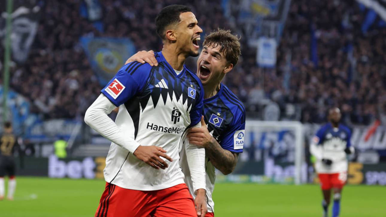 Robert Glatzel im Spiel gegen den VfB