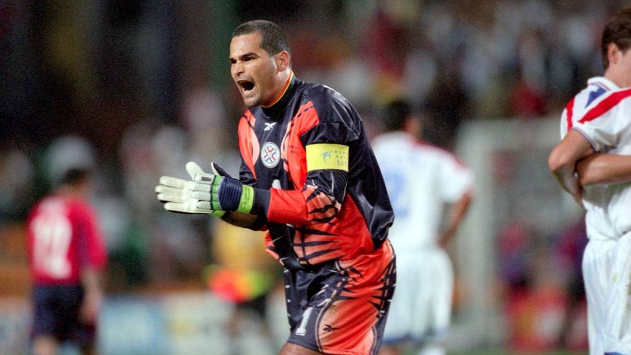 Torwart José Chilavert wurde in Paraguay zur Legende