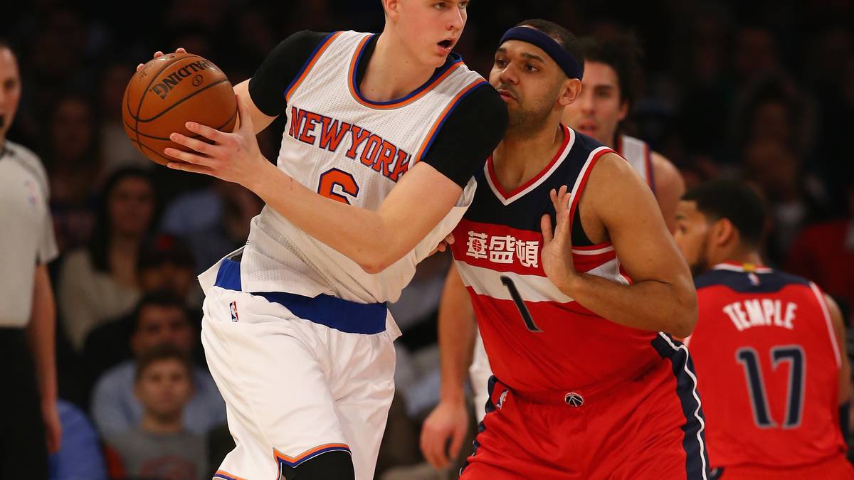 Dann kommen Porzingis und Anthony aber noch richtig in Fahrt. Es wird heiß im Madison Square Garden
