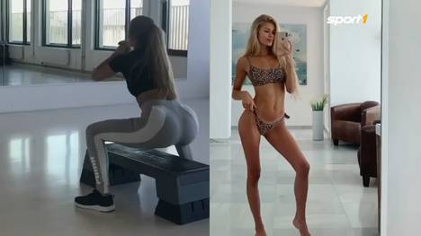 Pamela Reif ist Deutschlands größte Fitness-Influencerin und hat es anscheinend auch den Profis des SC Paderborn angetan: Die SCP-Kickers machten im "Homeoffice" fleißig die Workouts der 23-Jährigen.