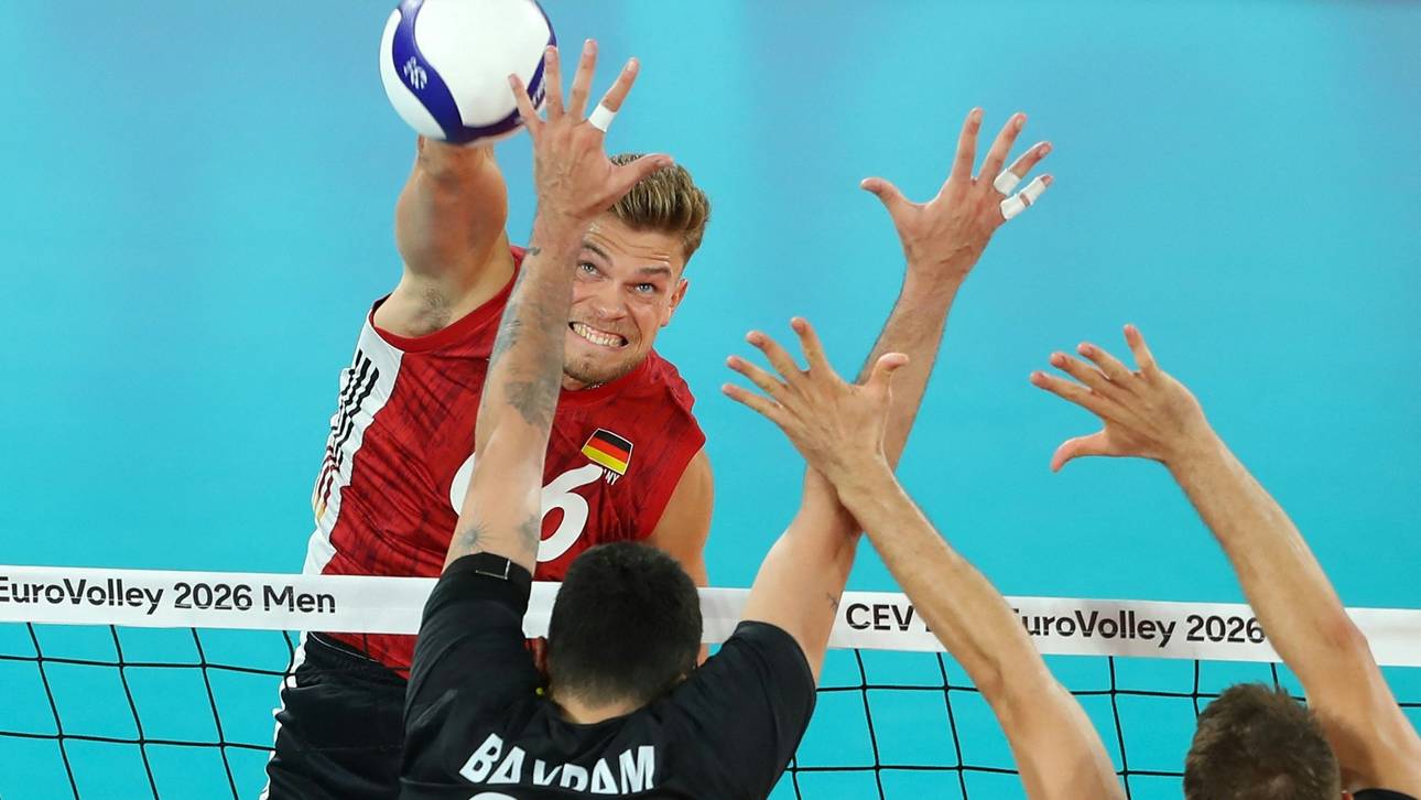 Deutsche Volleyballer gewinnen Krimi