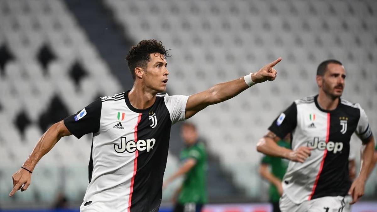 Cristiano Ronaldo traf beim Remis von Juve gegen Bergamo doppelt