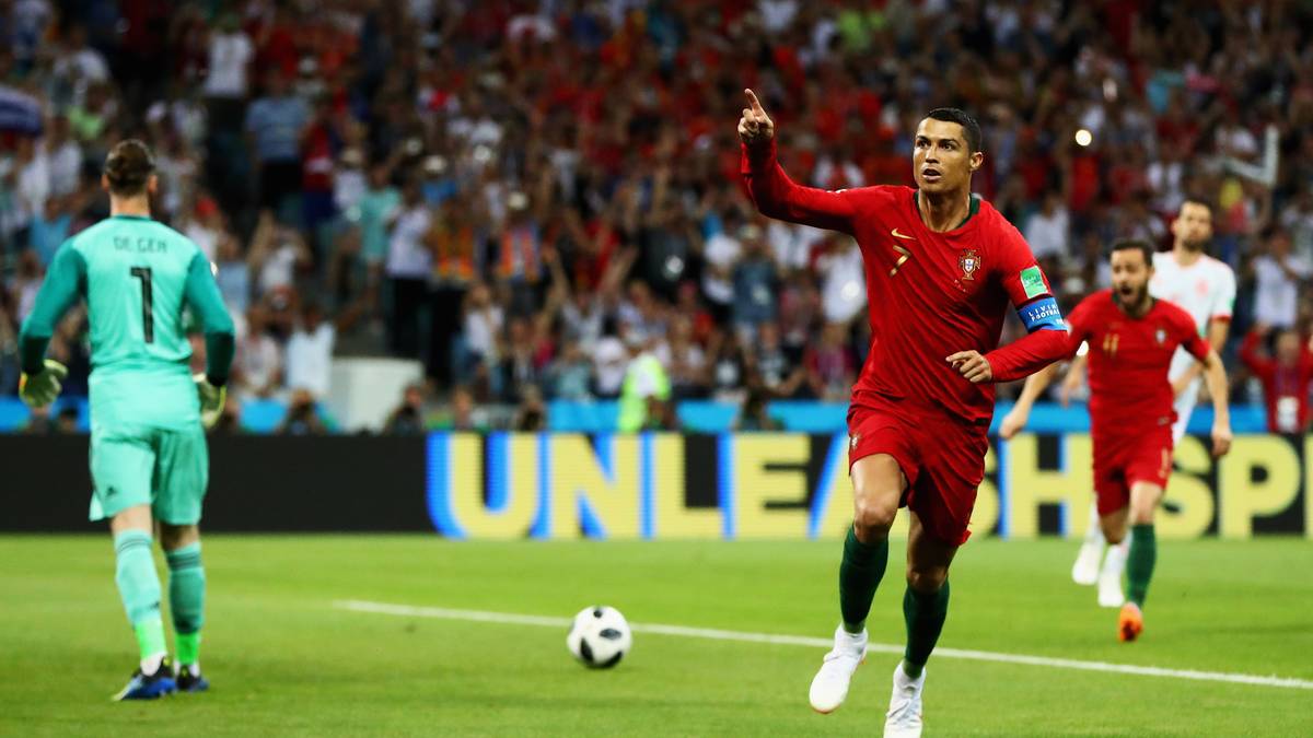 PLATZ 2: Cristiano Ronaldo (Portugal) - 4 Tore