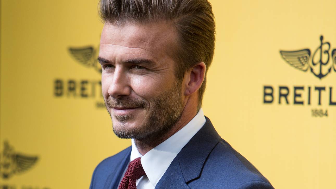Beckham kickt in der Antarktis