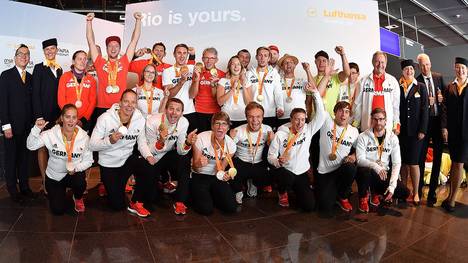 German Paralympic Team Returns From Rio