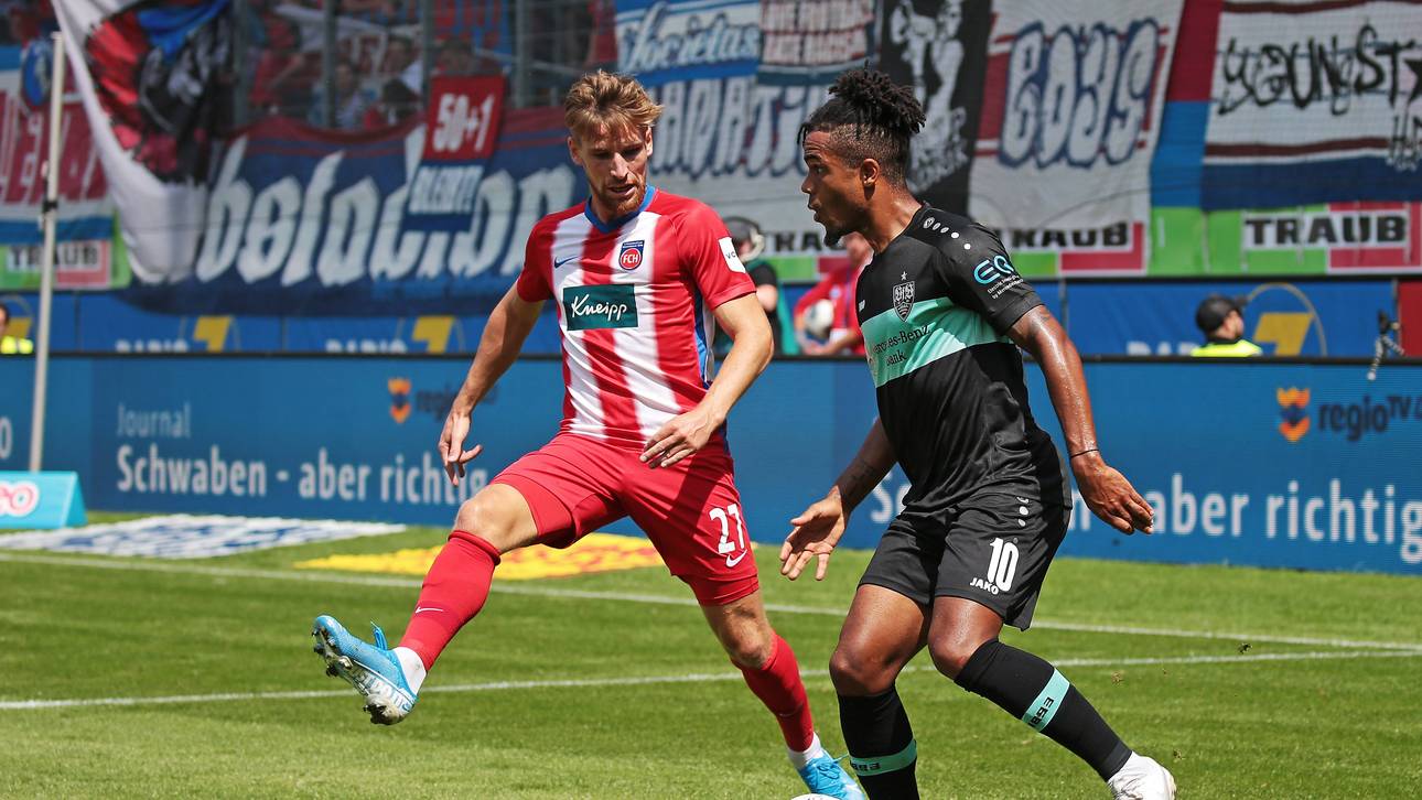 VfB in Heidenheim im Torwarttrikot