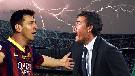 Lionel Messi, Luis Enrique und Marc-Andre ter Stegen als Sinnbild für die Machtkämpfe