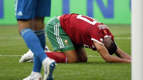 Aziz Bouhaddouz entschied mit dem ersten Eigentor seiner Karriere das WM-Auftaktspiel Marokkos