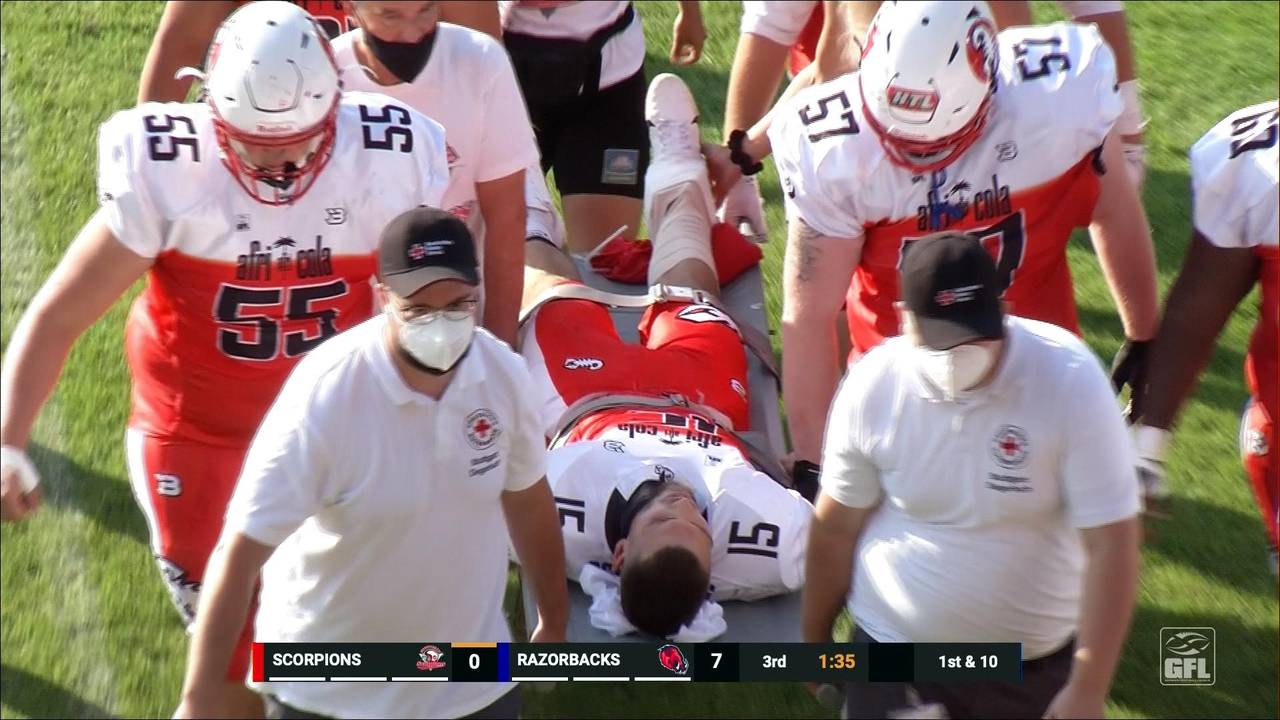 German Football League: Ravensburg Razorbacks besiegen Stuttgart Scorpions 14:7