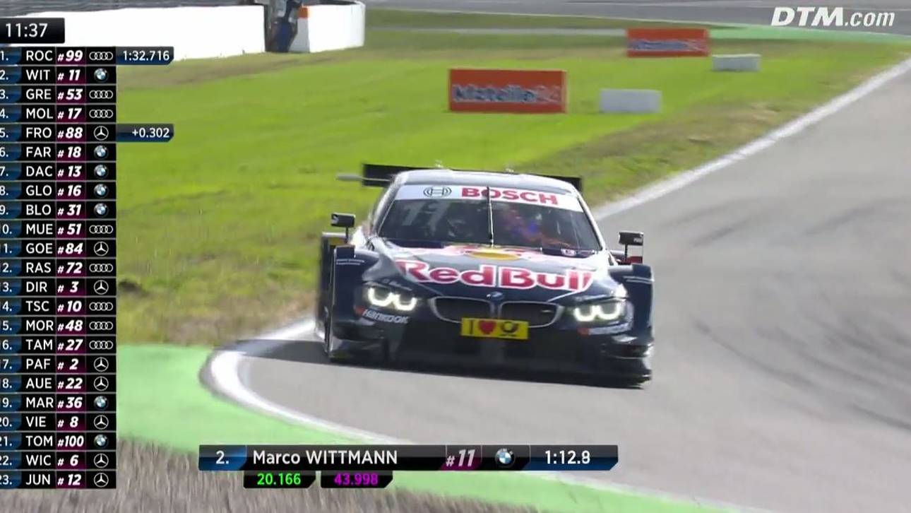 Qualifying: Wittmann schlägt Mortara