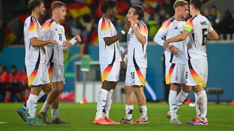 Die deutsche U21 freut sich über die geschaffte EM-Qualifikation