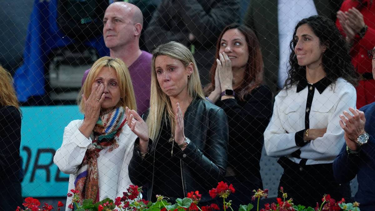 Nadals Mutter, Schwester und Frau wurden emotional 