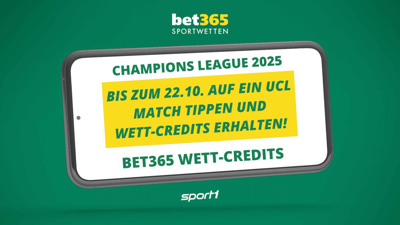 Wett-Credits für die Champions League bei bet365 sichern!